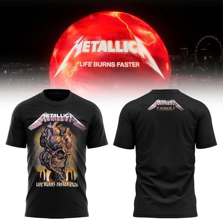 MET Life Burns Faster At Sphere Las Vegas T-Shirts