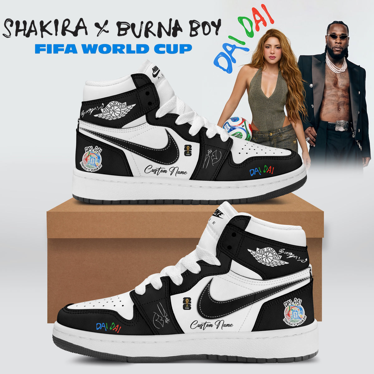 Sale! ,,SHAKIRA X Burna Boy ”FIFA WORLD CUP 2026″