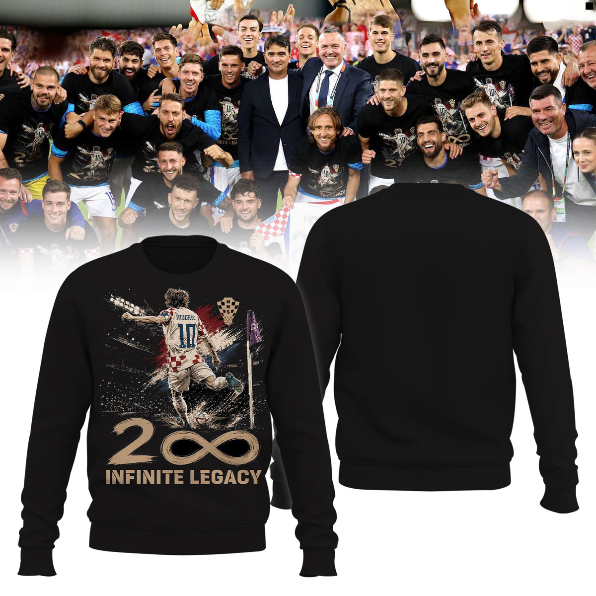 Limited Edition Luka Modrić – Captain. Legend. Midfield Maestro Hoodie