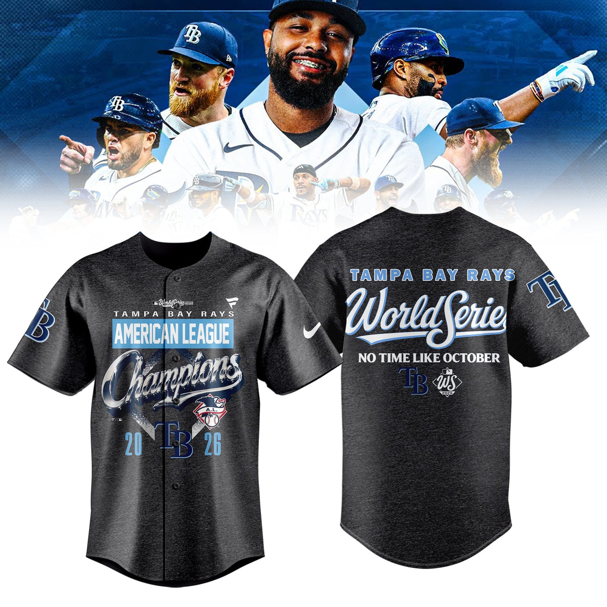 Limited Edition Rays 2026 ALCS Champs Jersey