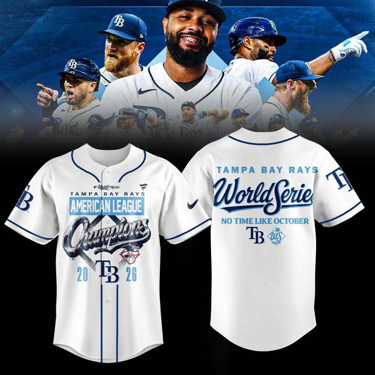 Limited Edition Rays 2026 ALCS Champs Jersey