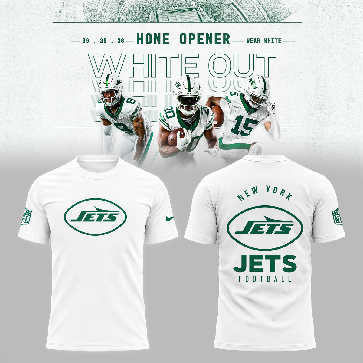New York Jets - White Out 2026 Limited Edition