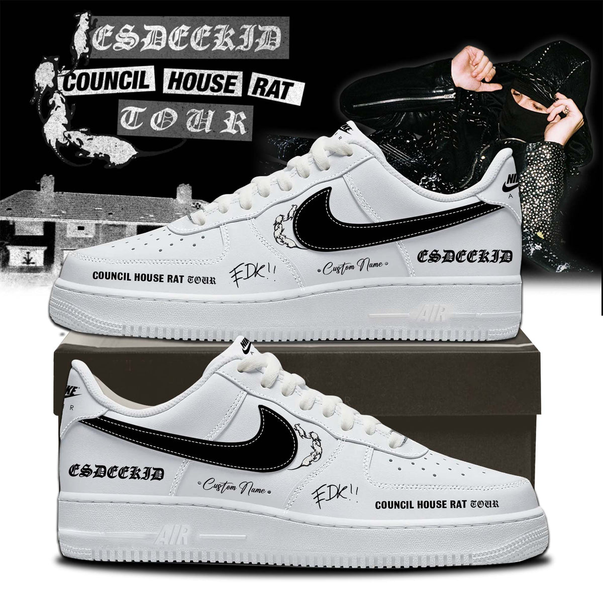 EsDeeKid Council House Rat Tour Shoes