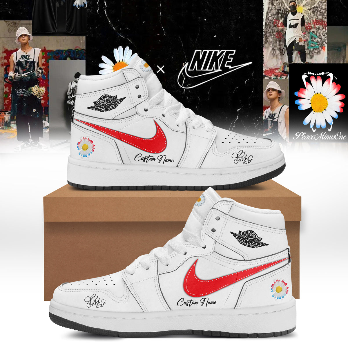 ..G-Dragon’s PEACEMINUSONE x Nike Shoes 4