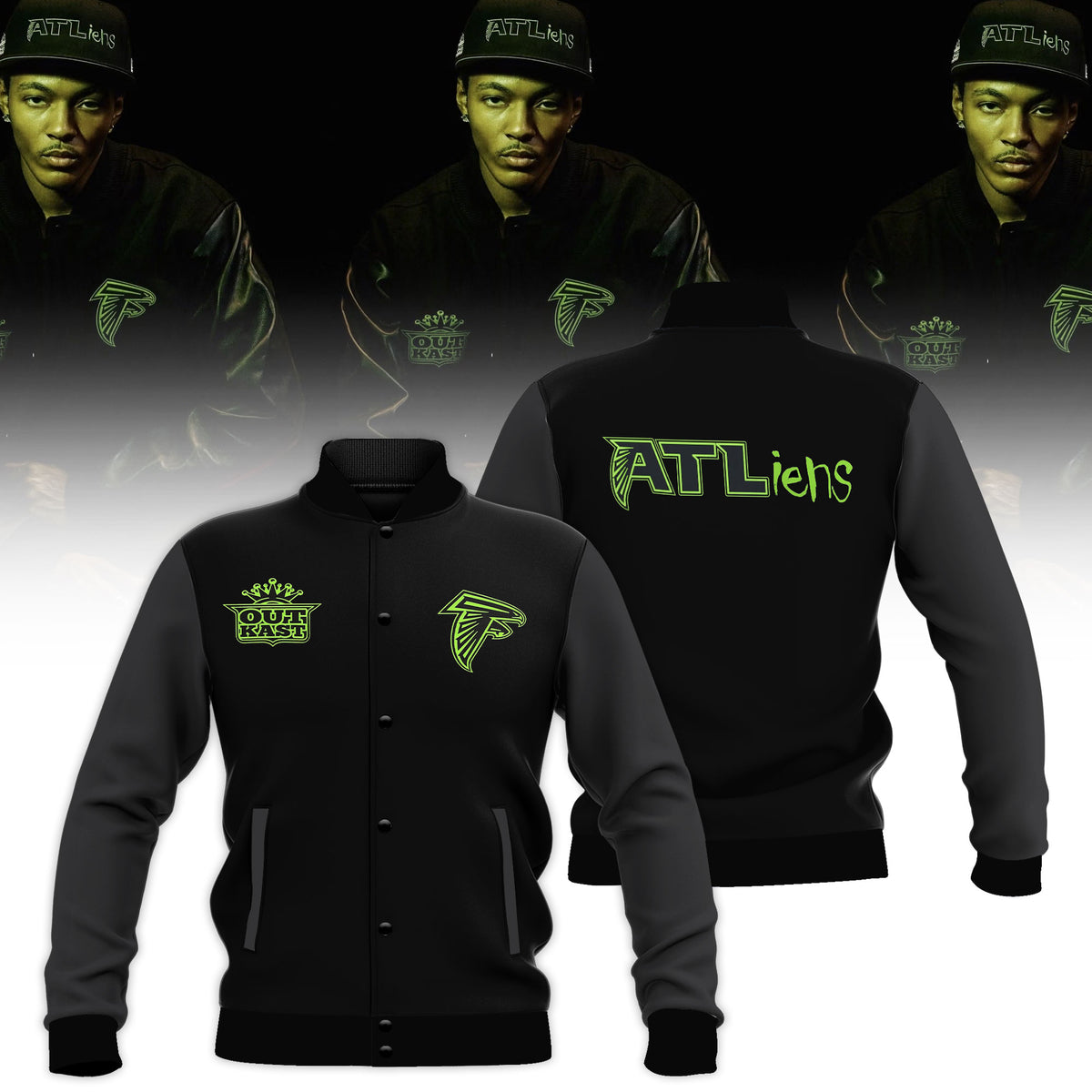 Atlanta Falcons x Outkast Limited Edition Limited Edition Baseball Jacket