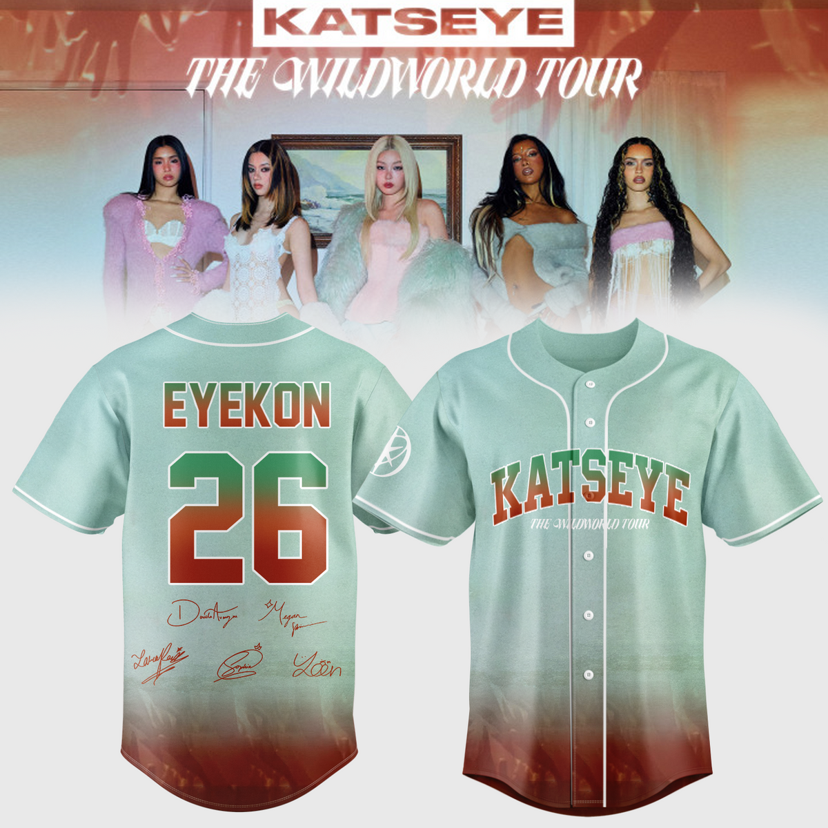 KATSEYE THE WILDWORLD TOUR Jersey