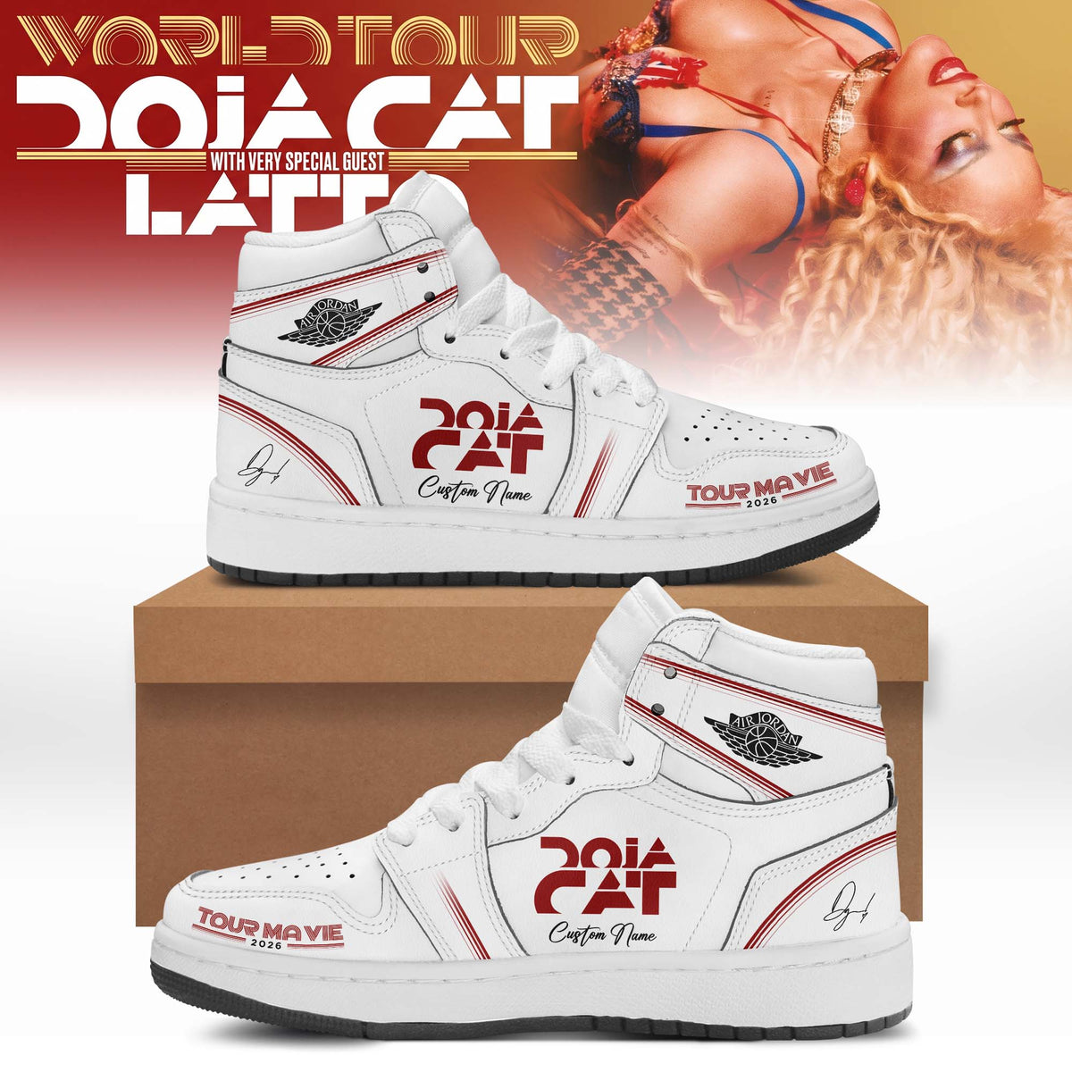 Doja Cat “Tour Ma Vie 2026” Limited Edition Signature – Shoes