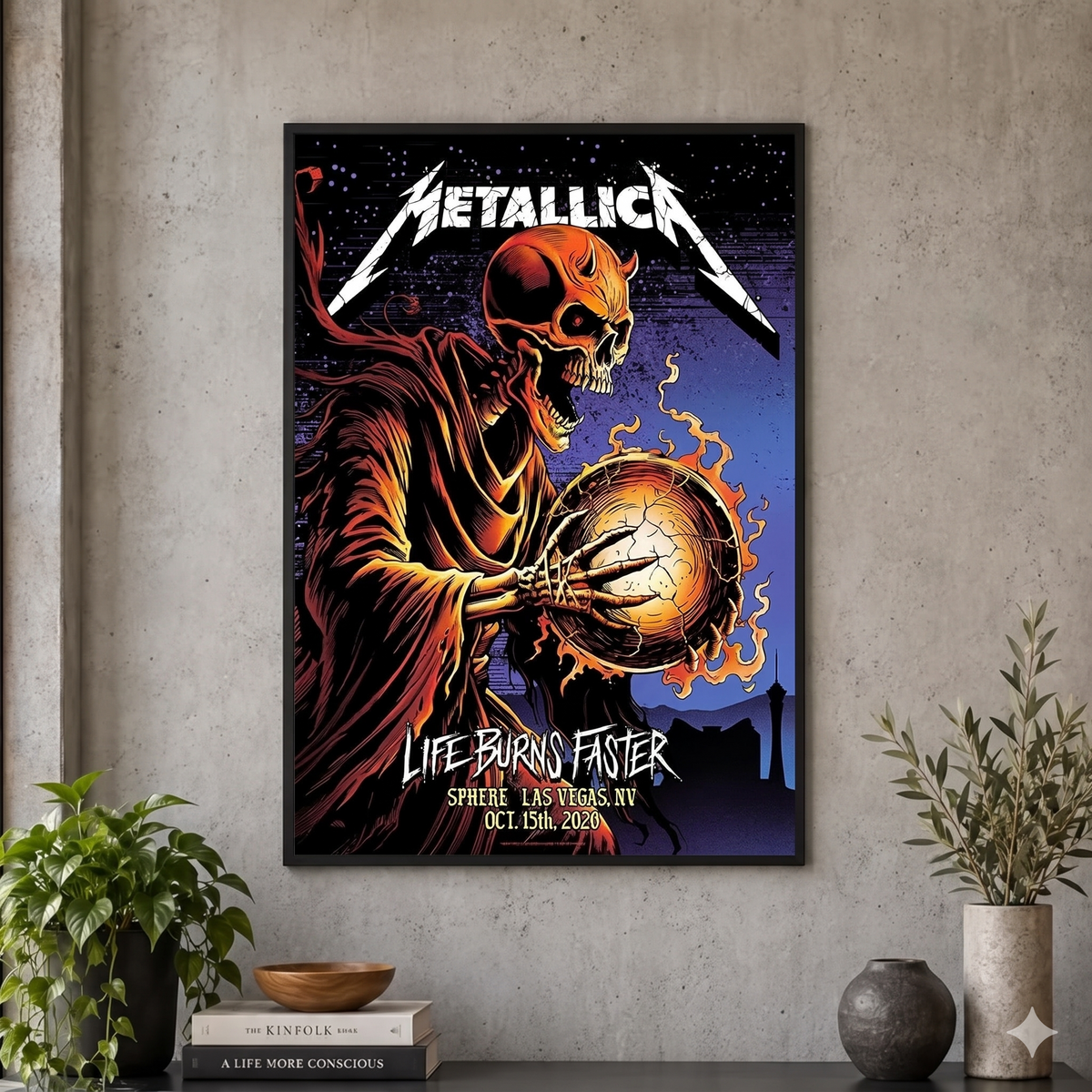 MTLC Life Burns Faster Concert Residency in Las Vegas 🎸💀 Poster