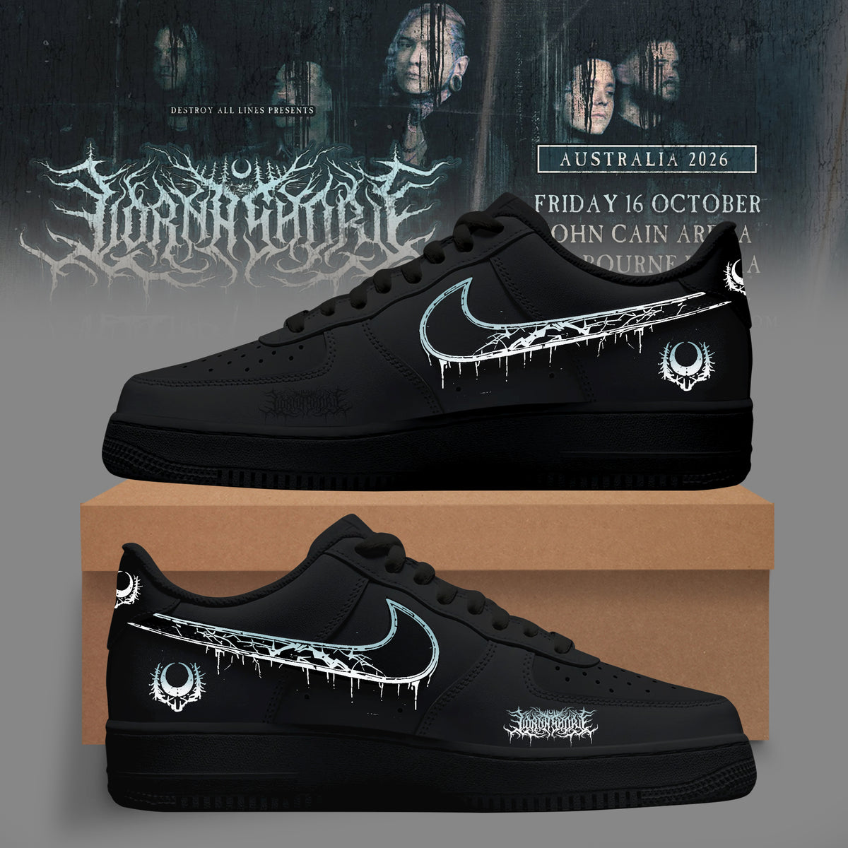 _”Grim Eclipse” – LORNA SHORE Customize AF1
