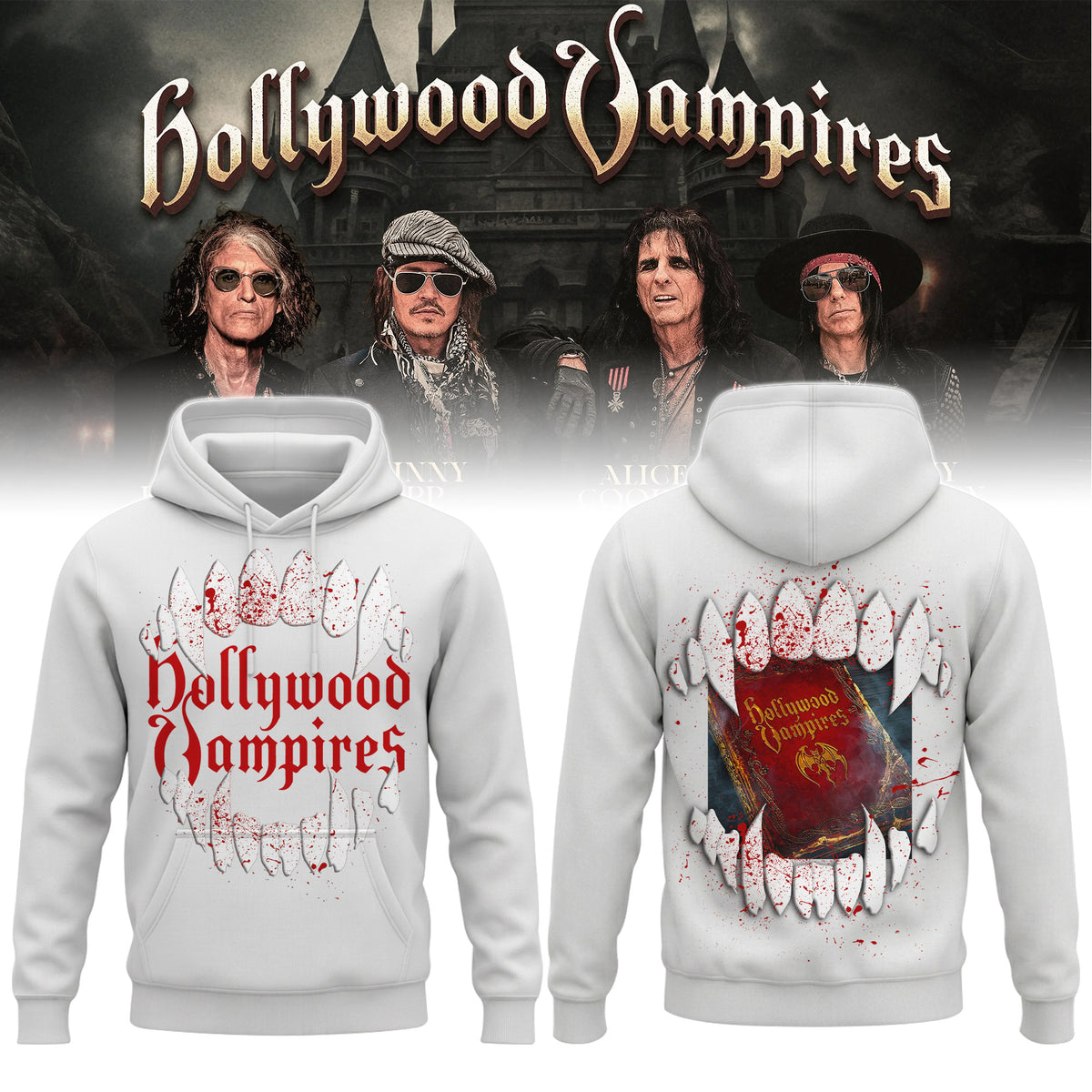 Hollywood Vampires 2026 Tour Merch ver 3
