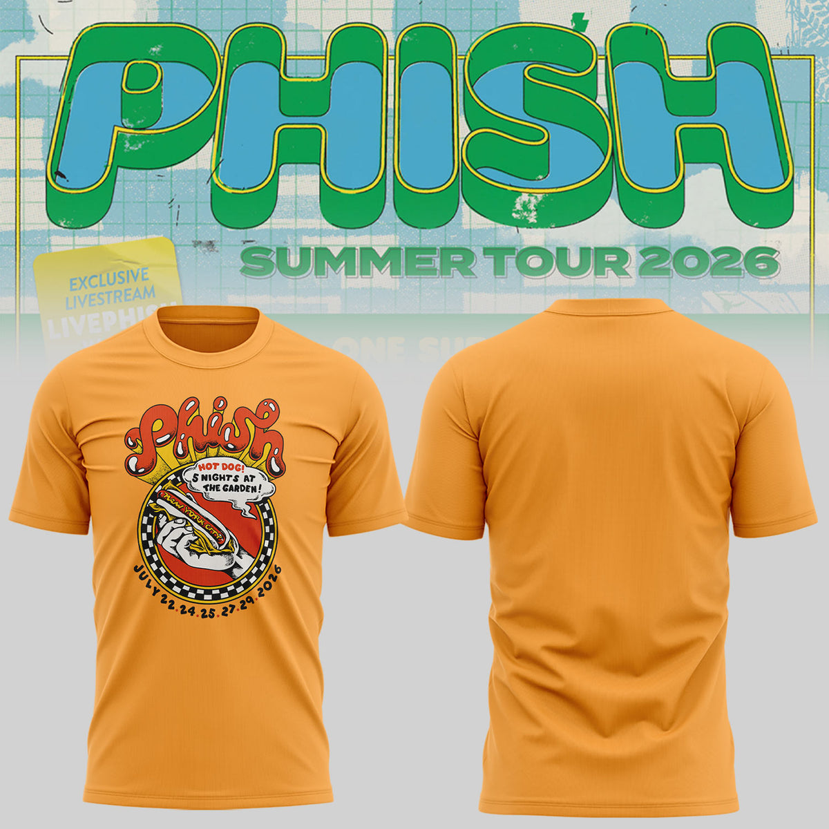 Limited Edition Summer Tour 2026 at Madison Square Garden,NY ๐ธ๐ Shirt