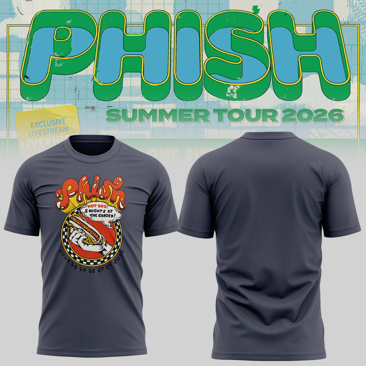 Limited Edition Summer Tour 2026 at Madison Square Garden,NY ๐ธ๐ Shirt