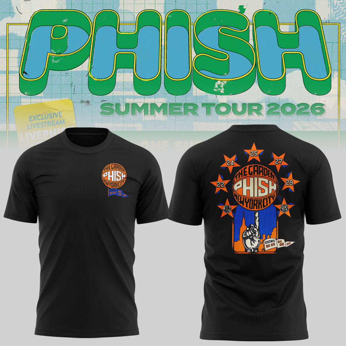 Limited Edition Summer Tour 2026 at Madison Square Garden,NY ๐ธ๐ Shirt