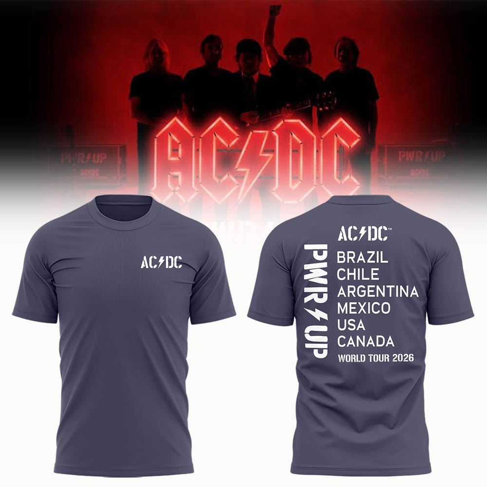 Limited Edition POWER UP Tour 2026 TShirt