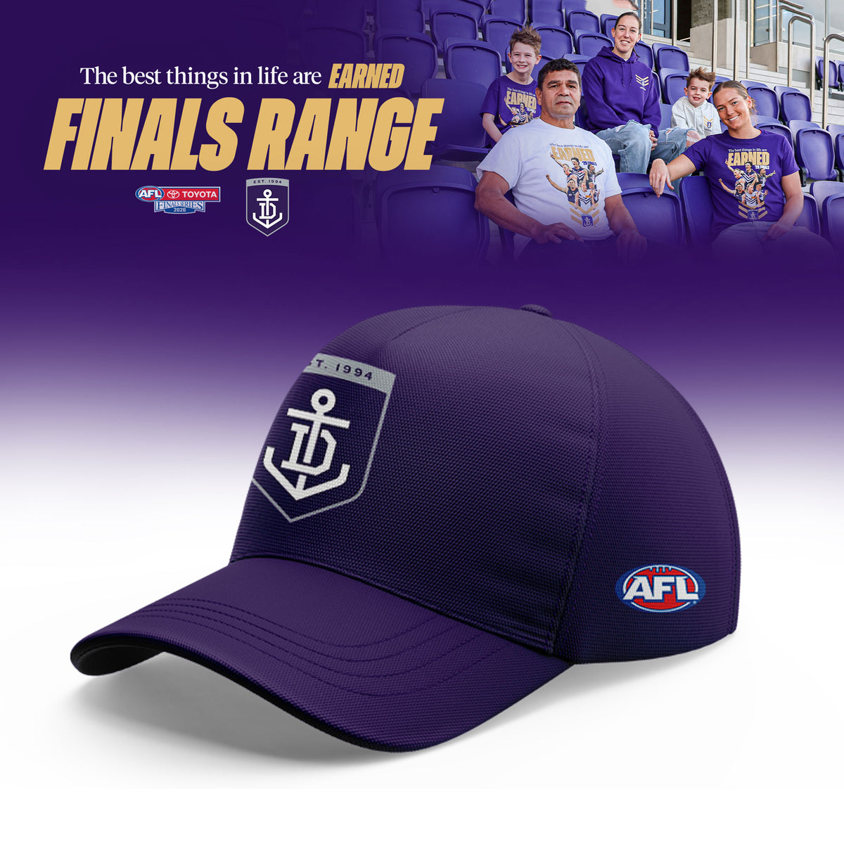 _Fremantle Dockers 2026 AFL EARNED Finals Range Limited Hoodie