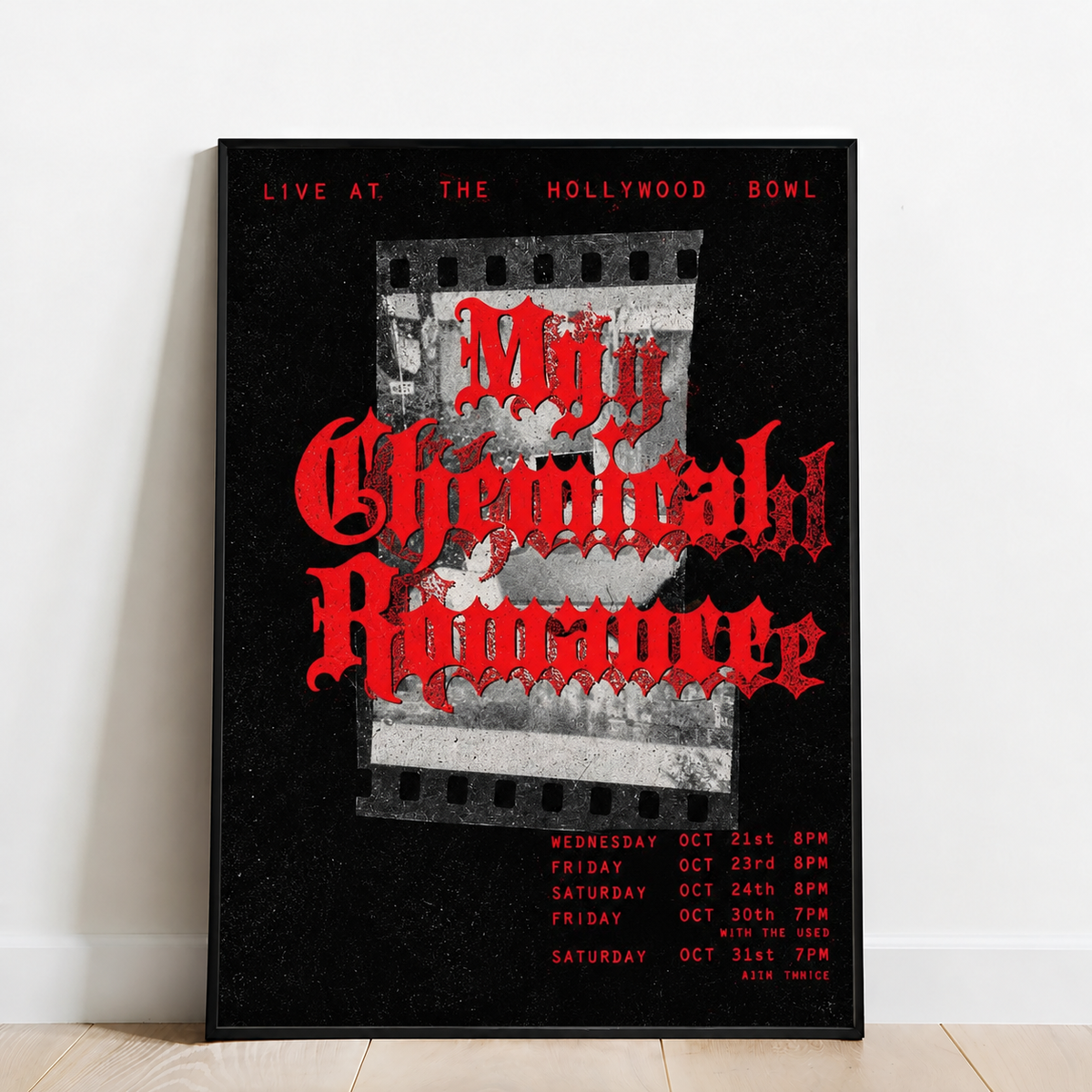 MCR, The Black Parade 2026, Los Angeles CA Poster 1