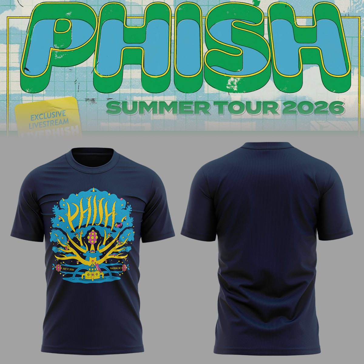 Limited Edition Summer Tour 2026 in Raleigh, NC ๐ธ๐ Shirt