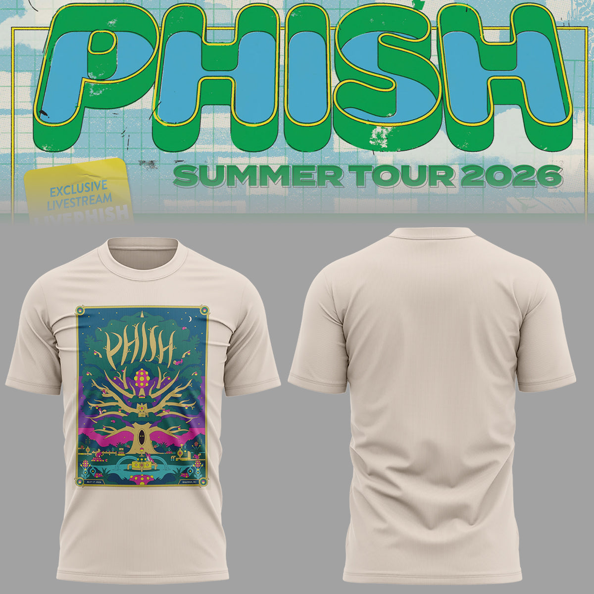 Limited Edition Summer Tour 2026 in Raleigh, NC ๐ธ๐ Shirt