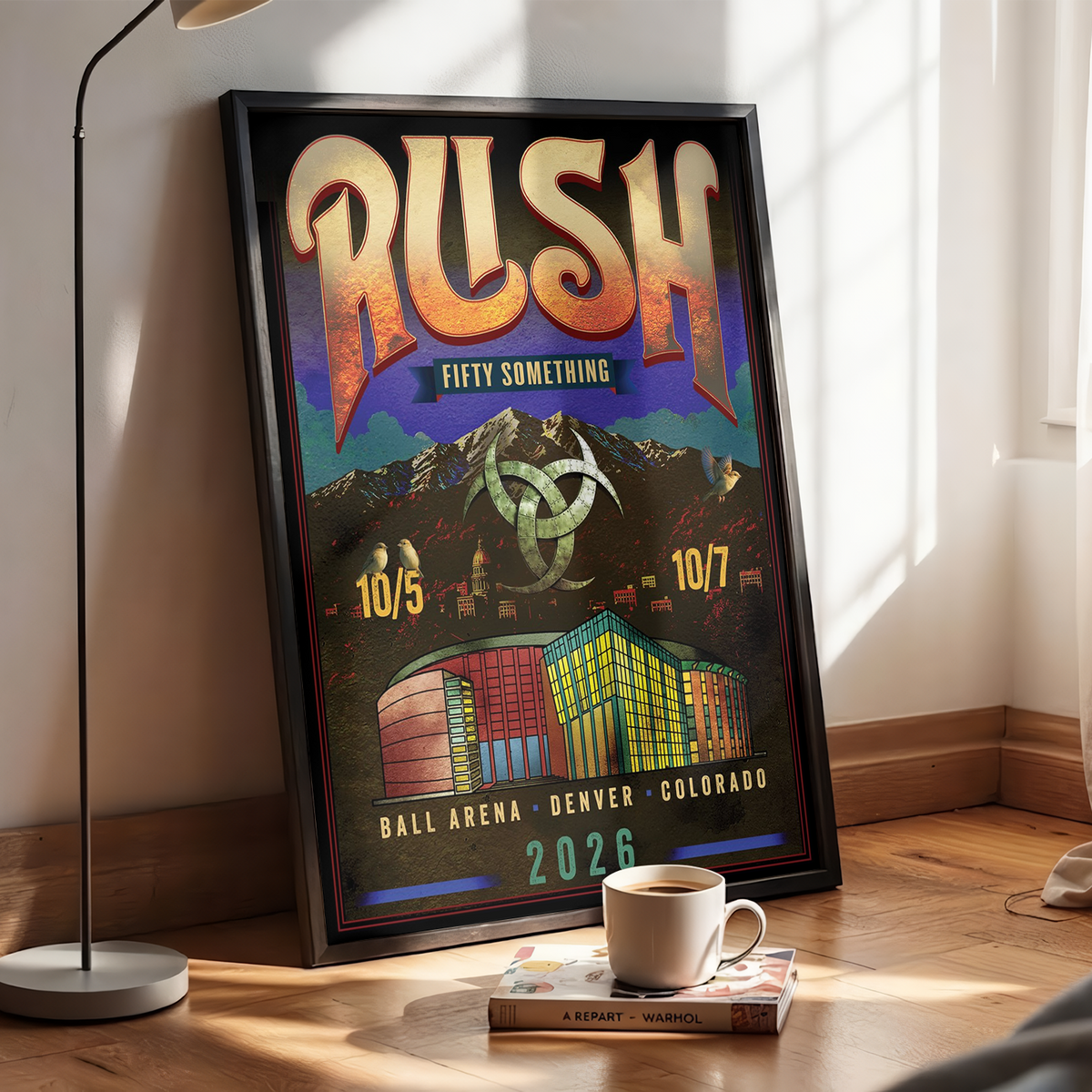 Fifty Something Tour 2026 Denver Colorado Poster
