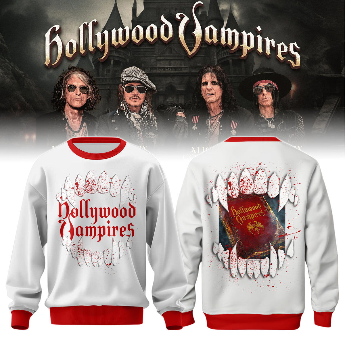 Hollywood Vampires 2026 Tour Merch ver 3
