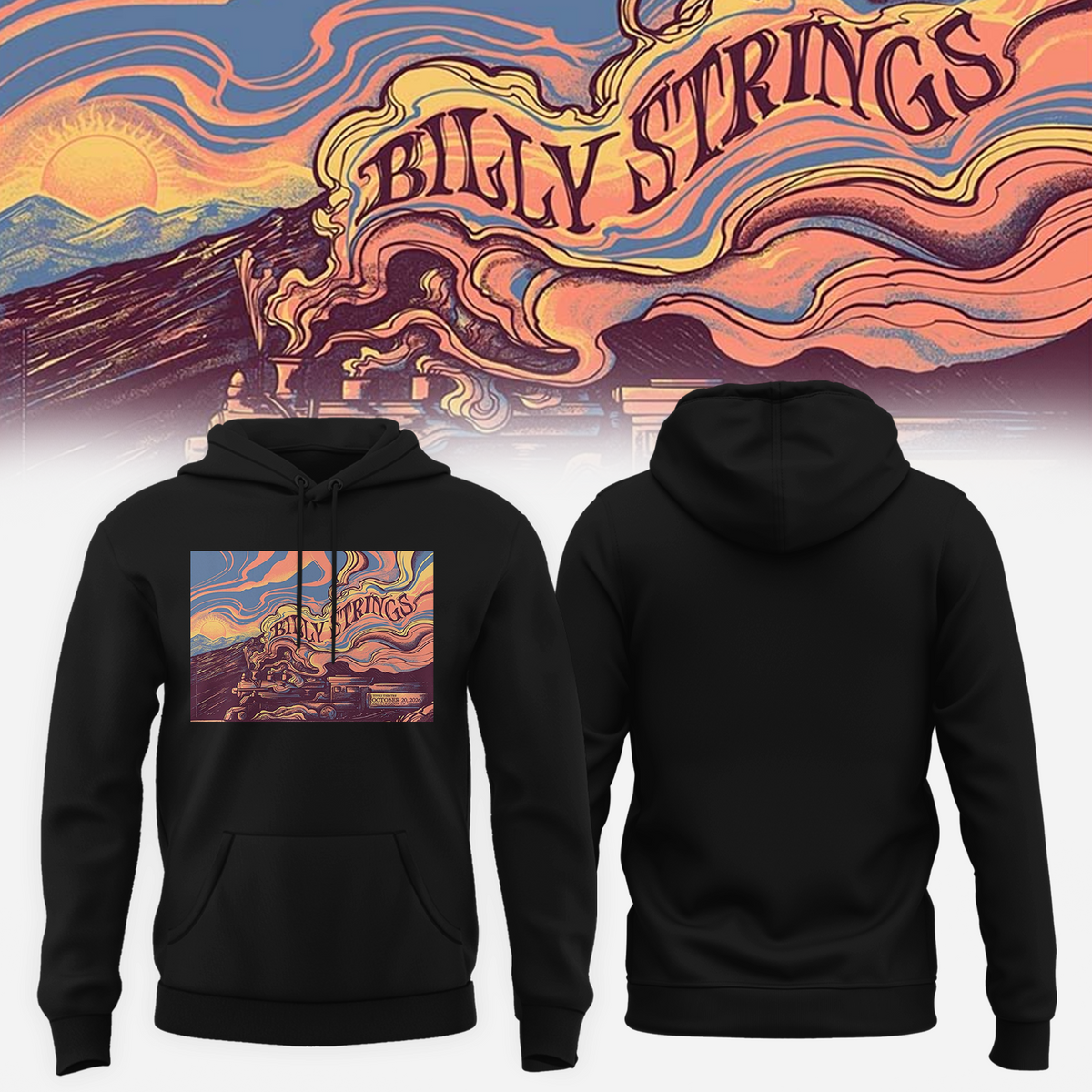 Billy Strings Chattanooga TN 2026 Event Poster At Tivoli Theatre On October 20 2026 Hoodie