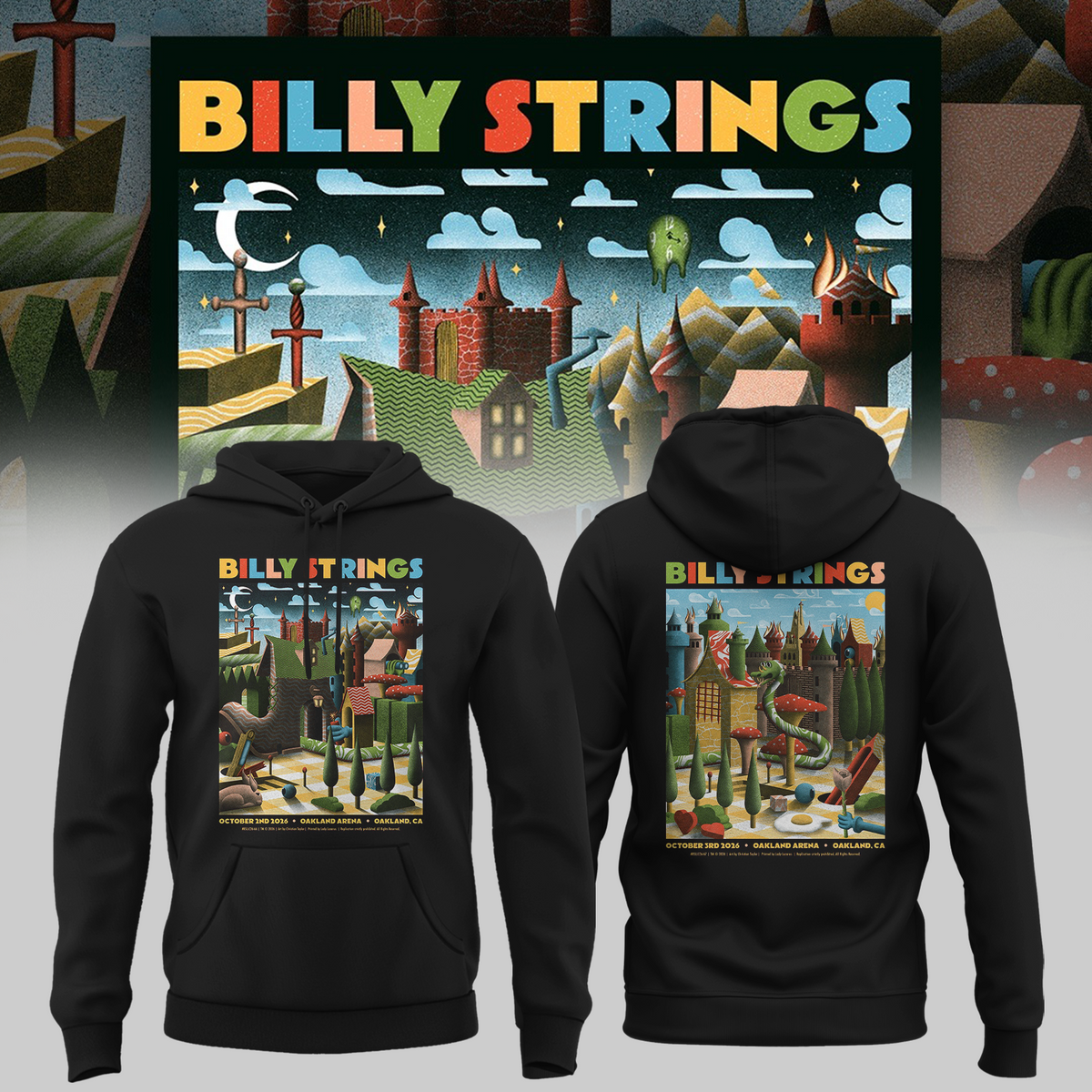 Limited Edition Billy Strings tour 2026 Hoodie