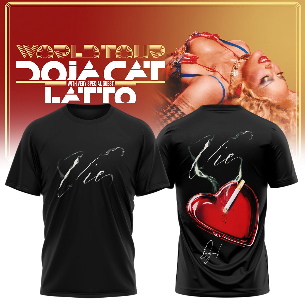 Doja Cat “Tour Ma Vie 2026” Limited Edition Signature – Tshirt