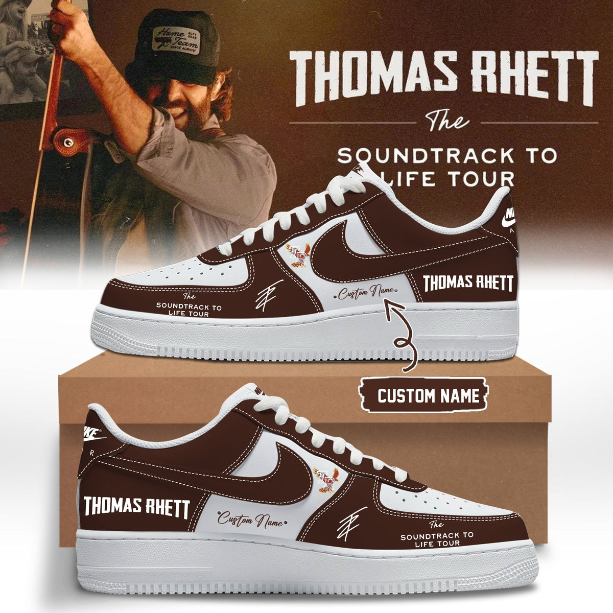 ,,Thomas Rhett ”The Soundtrack to Life Tour” Limited Edition Signature – Shoes 1