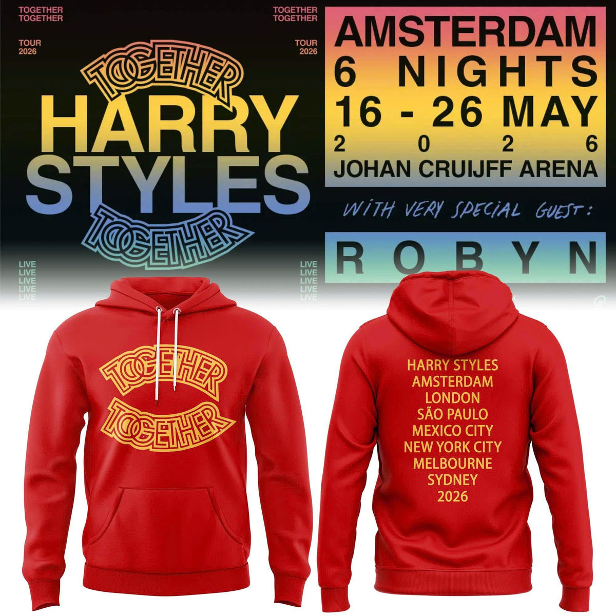 Together Together Red Hoodie