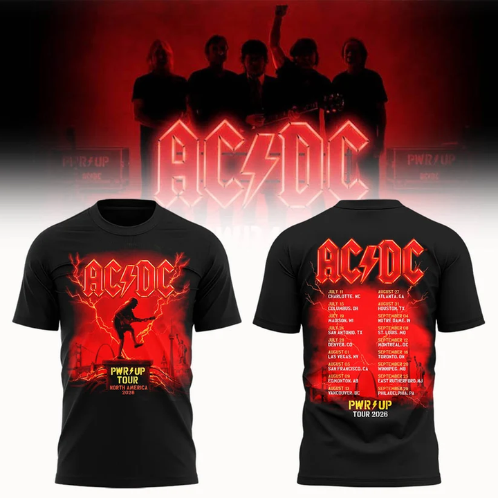 North America - Power Up Tour 2026 T-Shirt