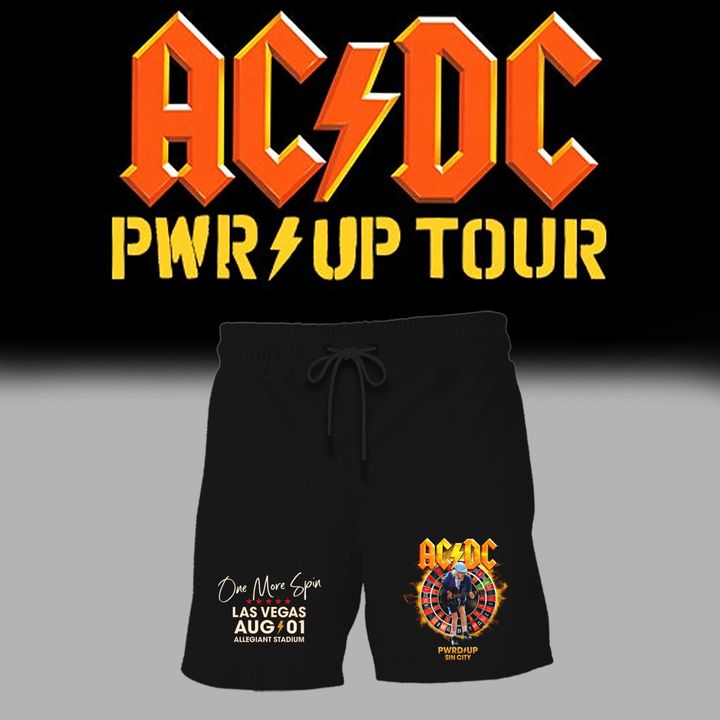 Perfect Black AC/DC - Las Vegas, NV Event Shirt - Power Up Tour 2026 Jersey