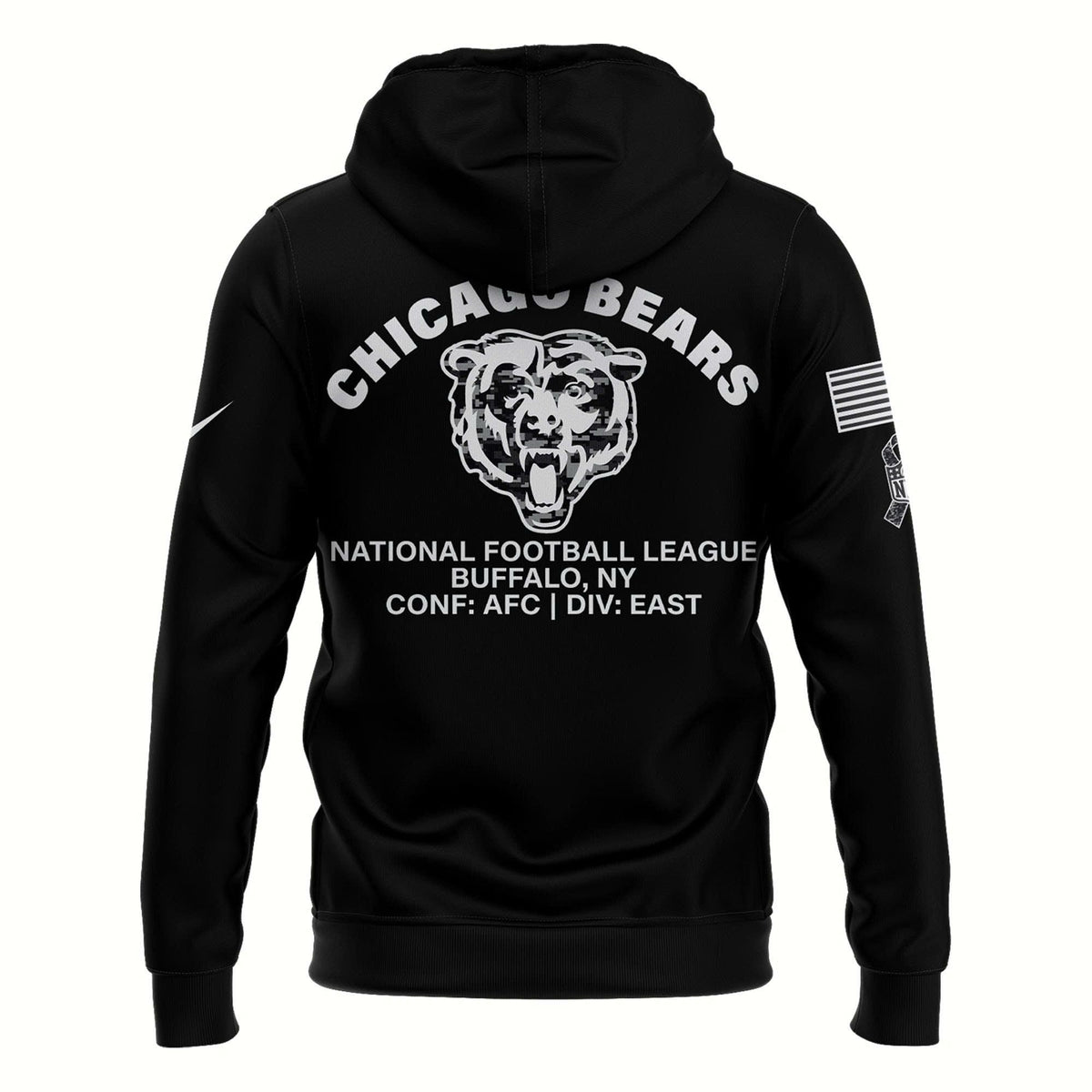 Unisex Chicago Bears 2026 Salute to Service Hoodie