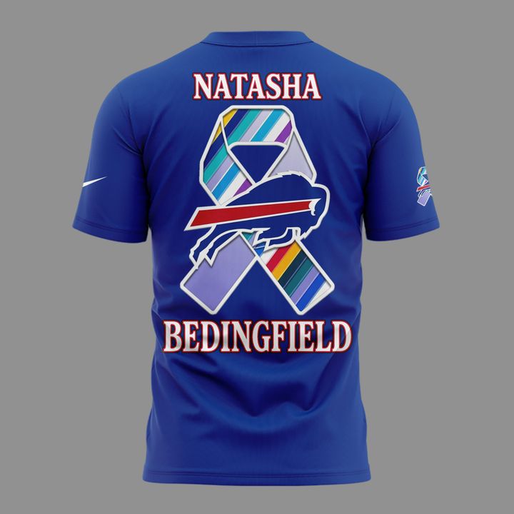 Bills x Natasha Bedingfield - Crucial Catch Intercept Cancer T-Shirt