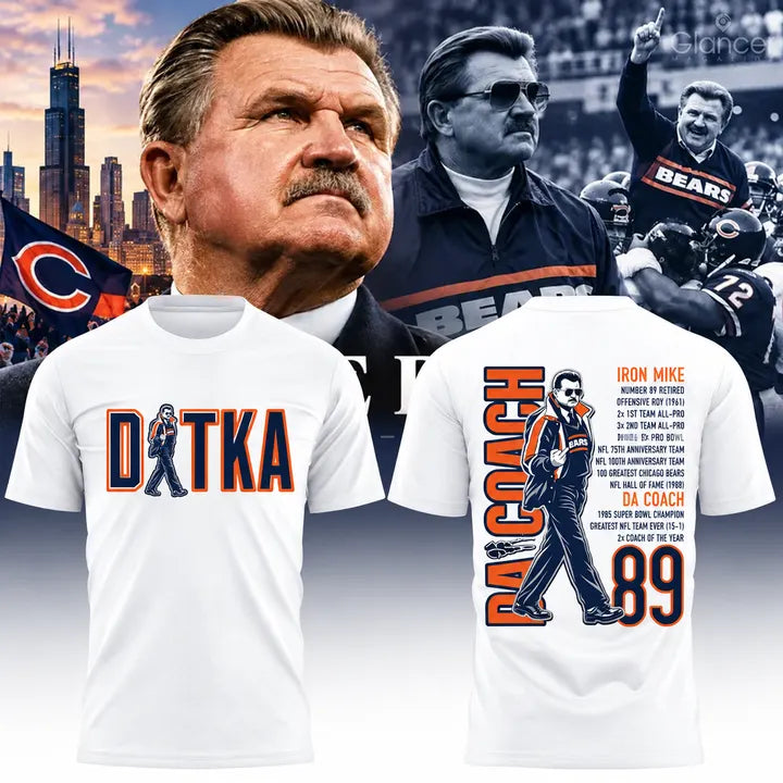 Mike Ditka Chicago Bears In Loving Memory Limited Edition T-Shirt