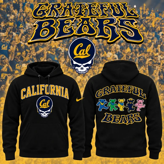 Special Edition Hoodie White Cal Football x Grateful Dead