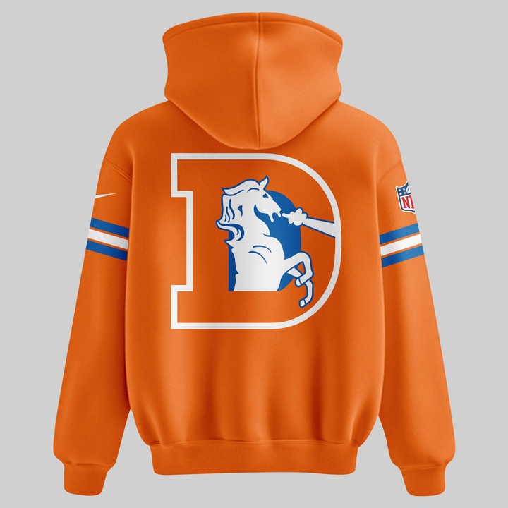 Limited edition Denver Broncos Throwback 2026 Hoodie