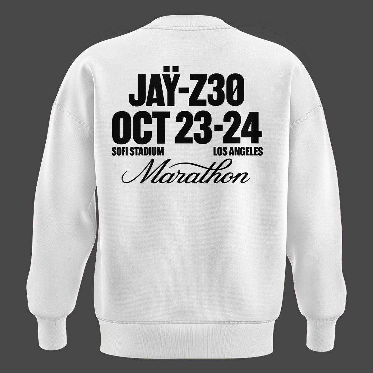 Marathon x JAY-Z 30 exclusive SWEATSHIRT 2026