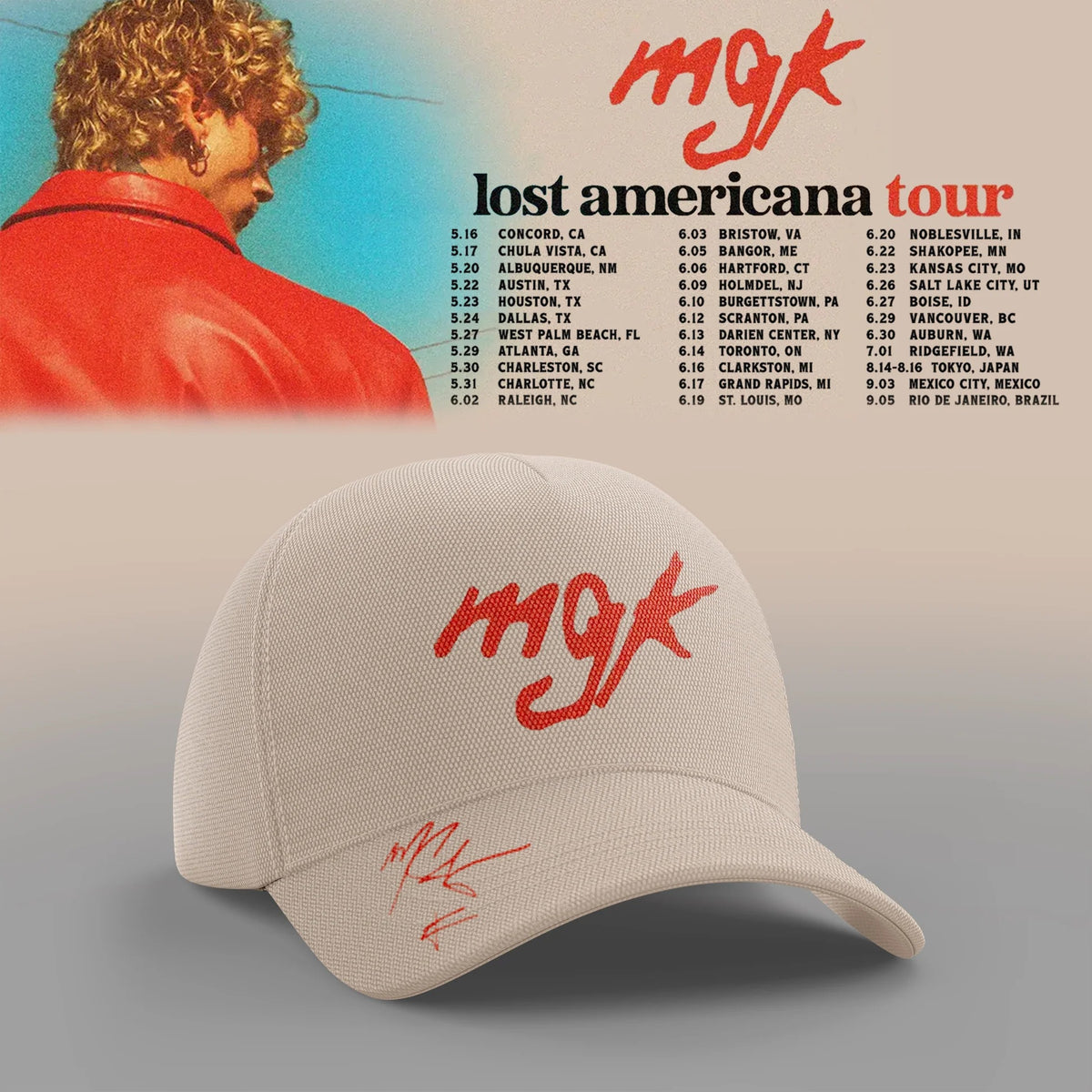 MGK Lost Americana Tour 2026 Jersey Limited Edition V1
