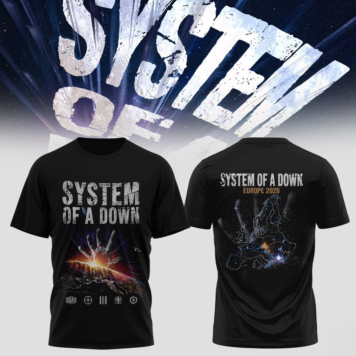 .SYSTEM OF A DOWN – 2026 COLLECTION TEE