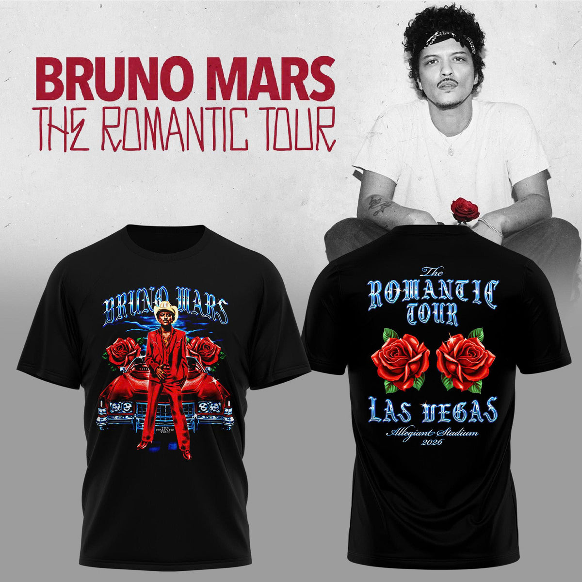 .Las Vegas The Romantic Limited Edition Tee – Vintage Black