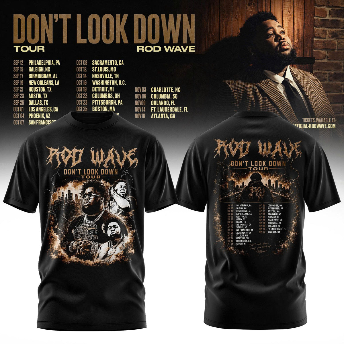 DON’T LOOK DOWN TOUR 2026 Edition Tee