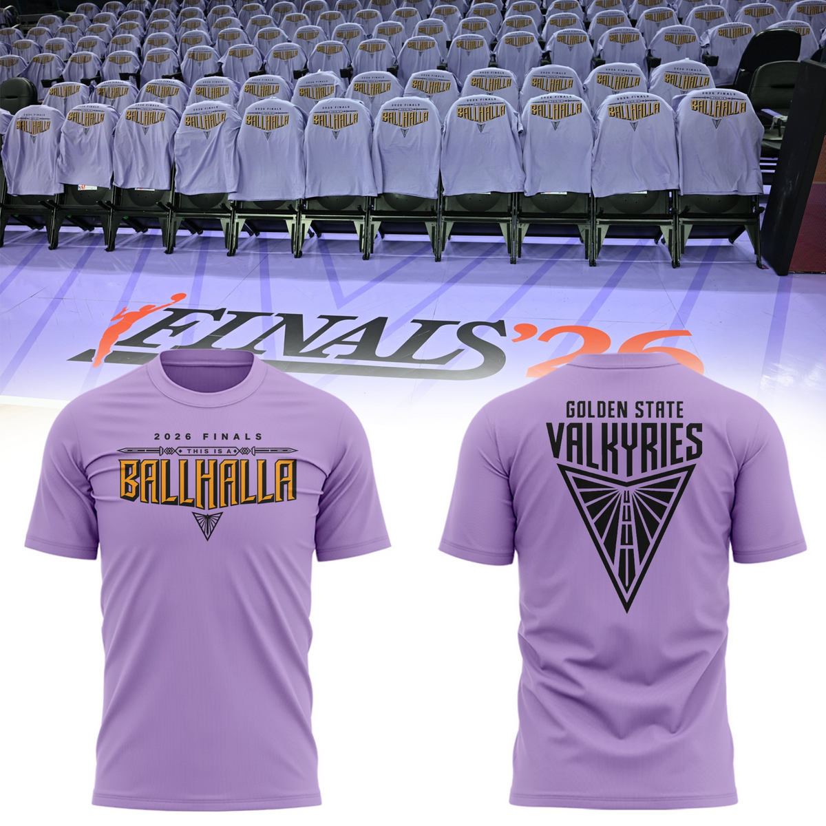 01.Limited edition Golden State Valkyries 2026 WNBA Finals T-Shirt