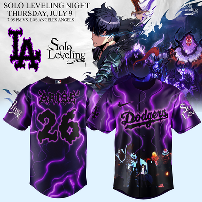 MLB ALL TEAMS x Solo Leveling Limited Jersey