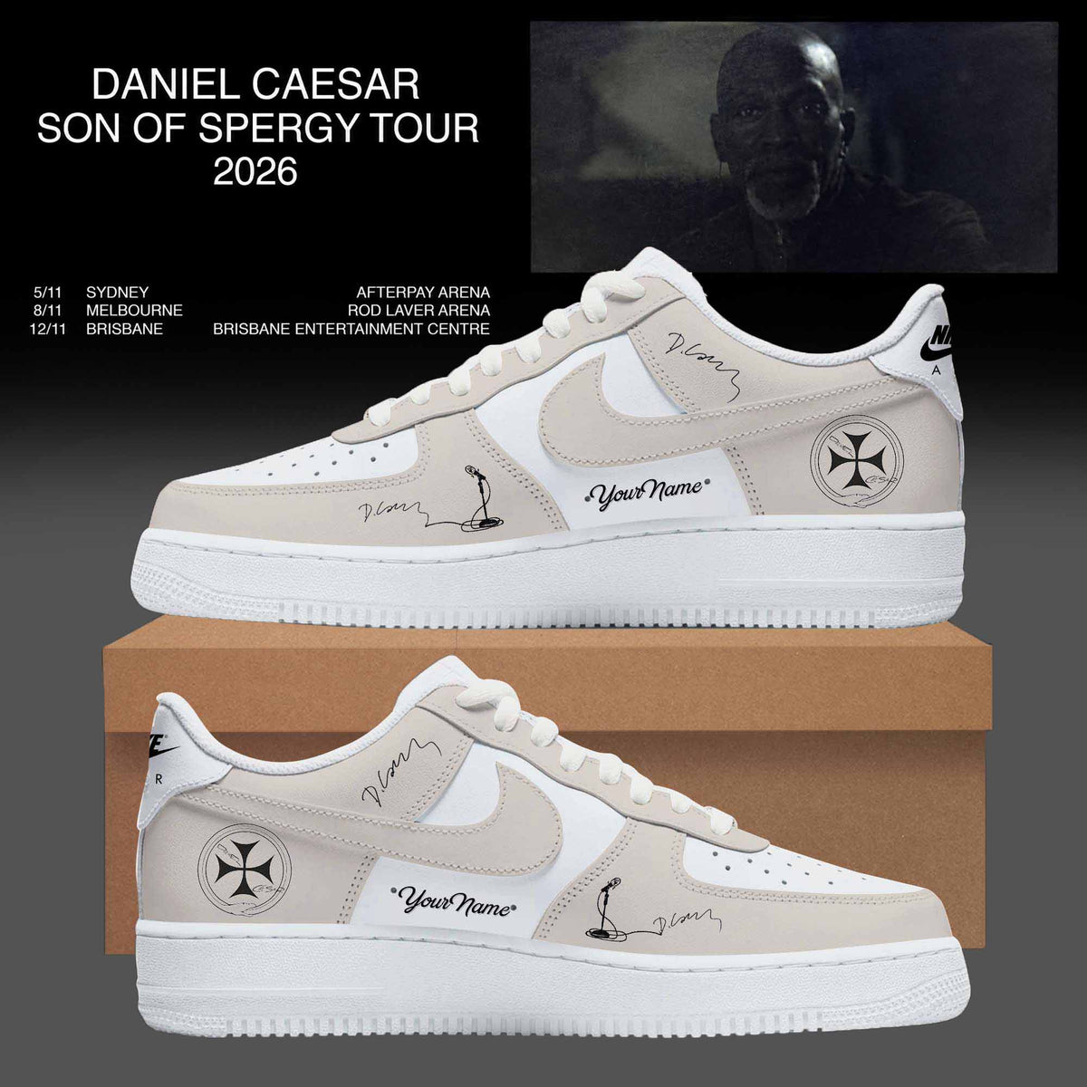 DANIEL CAESAR – SON OF SPERGY TOUR 2026 SHOES