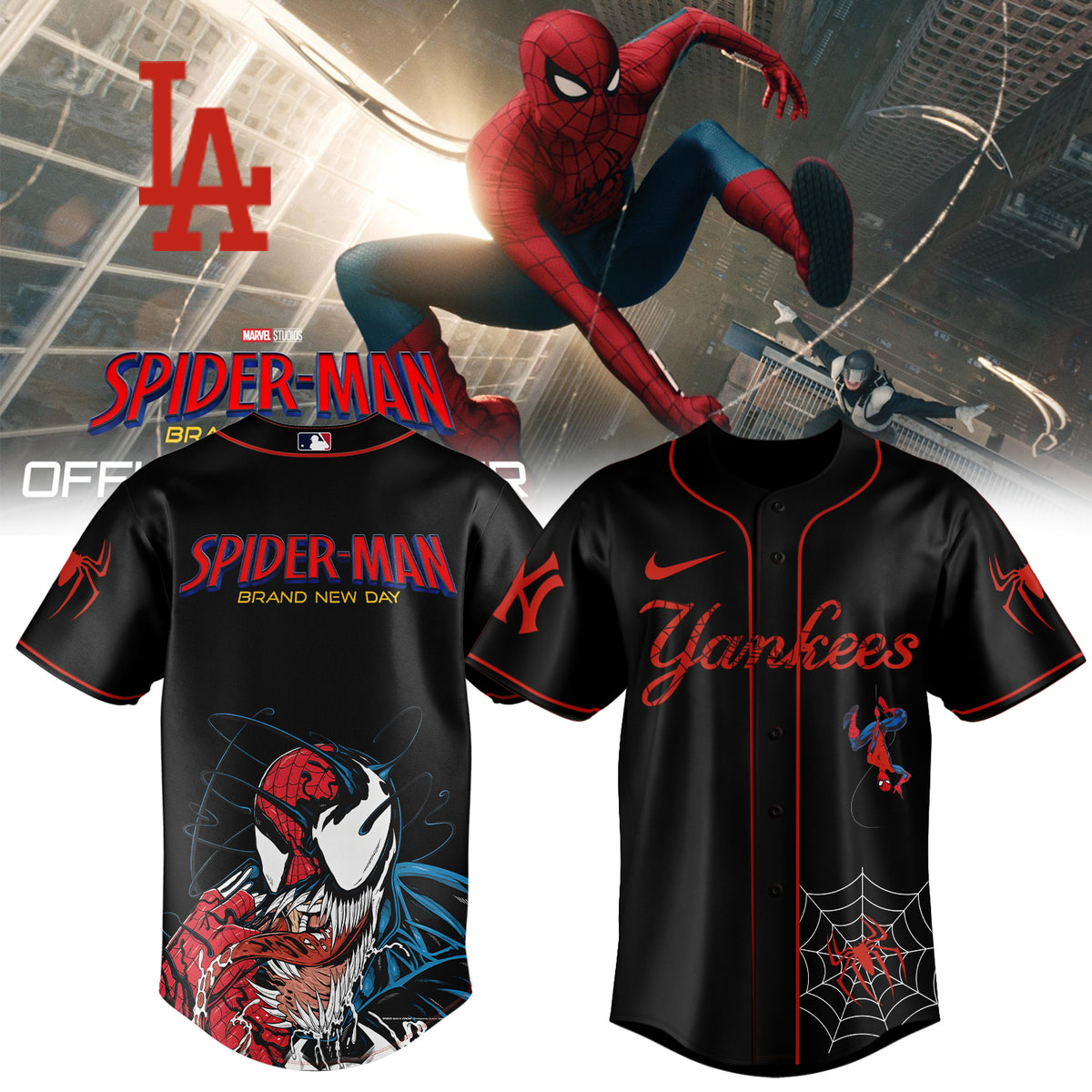 MLB ALL TEAM x Spider Man: Brand New Day Jersey