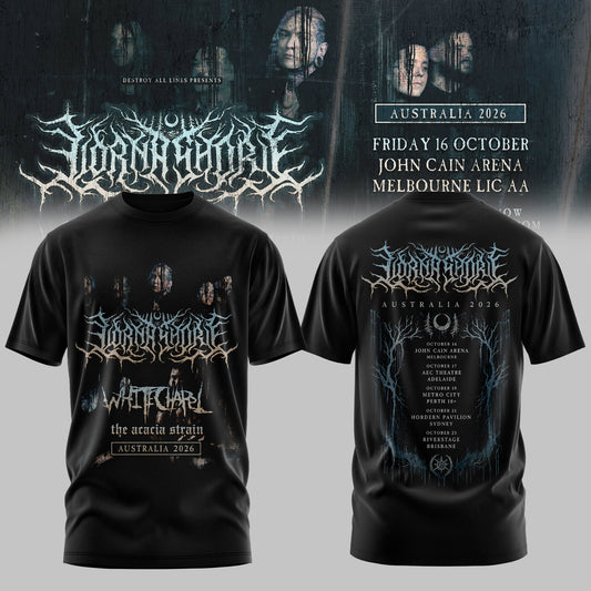 LORNA SHORE – AUSTRALIA & NEW ZEALAND TOUR 2026 Limited T-Shirt