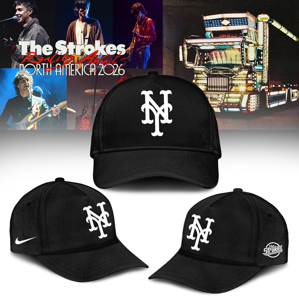 ,,MLB X The Strokes ”Reality Awaits North America 2026” Limited Edition Signature – Jersey 2