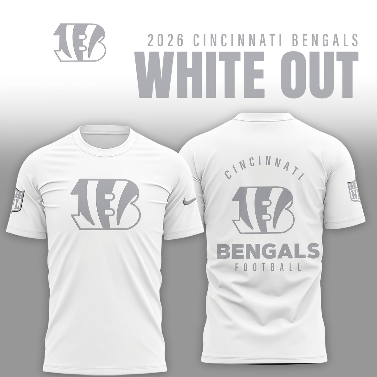 Cincinnati Bengals 2026 White Out Limited Edition Shirt