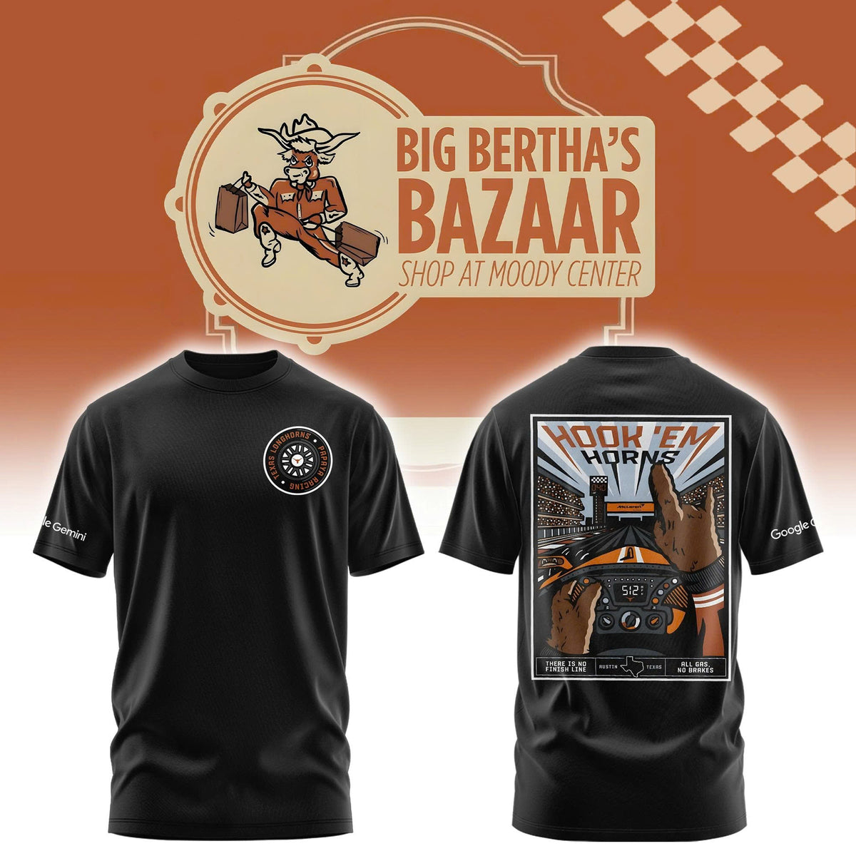 Texas Longhorns x McLauren Outerstuff Finish Line Tshirt
