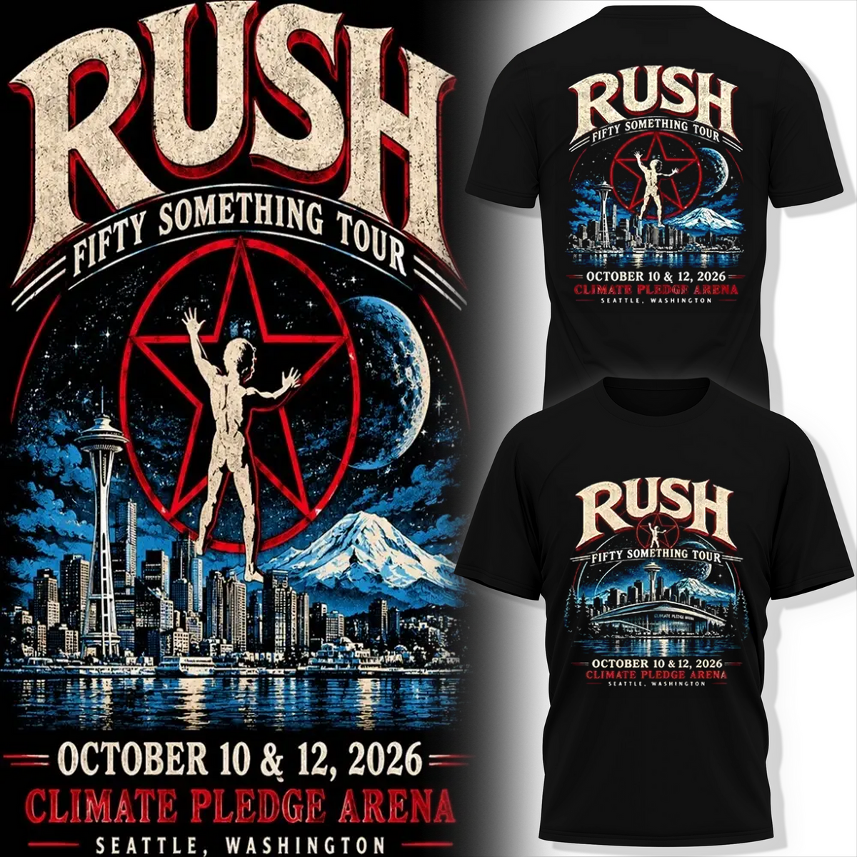 Fifty Something Tour 2026, Seattle T-shirt